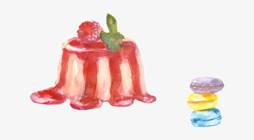 Hand Painted Realistic Delicious Dessert Png Transparent - Portable Network Graphics, transparent png download