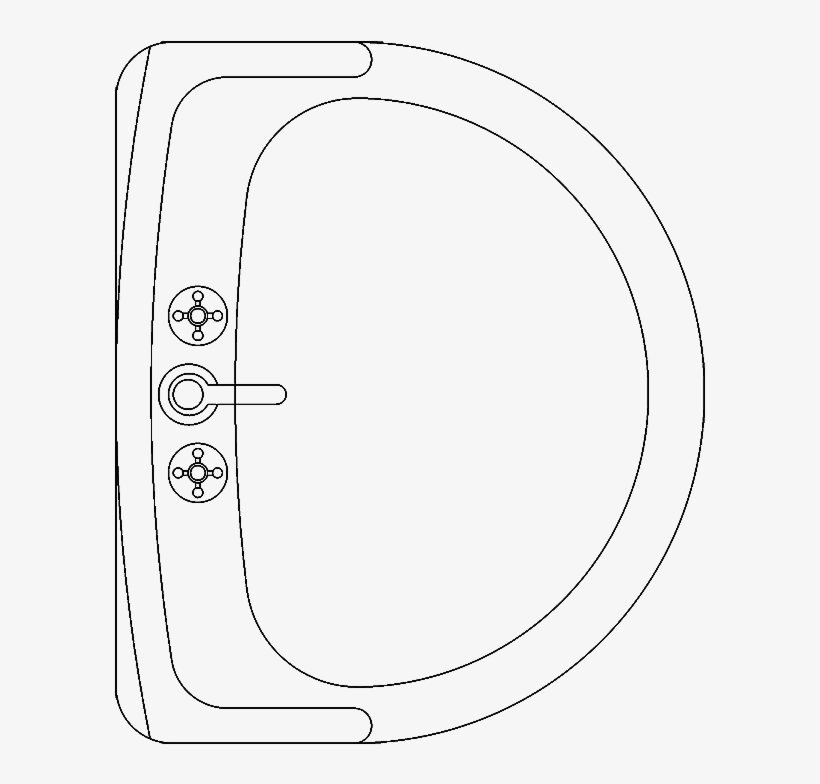 Bath Sink 18top - Circle, transparent png download