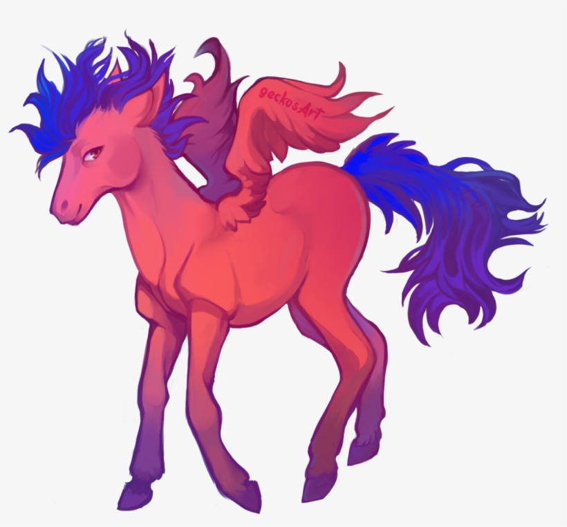 Geckosart, Blue Hair, Blue Mane, Colt, Dungeons And - Artist, transparent png download