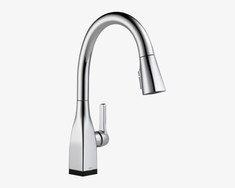 Single Handle Pull-down Kitchen Faucet With Touch2o® - Delta 9113t Ar Dst, transparent png download