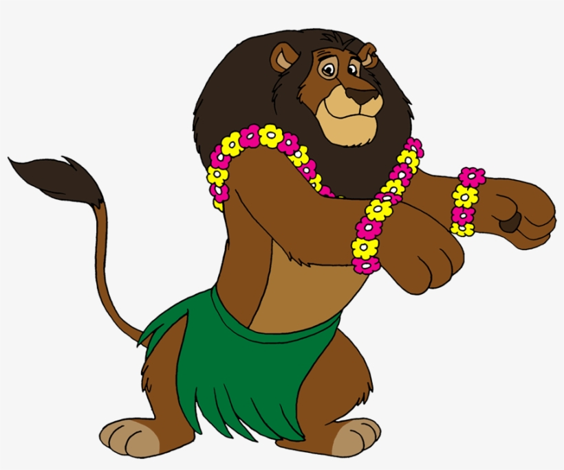 Hula Alex By Lionkingrulez On Clipart Library - Lion Hula, transparent png download