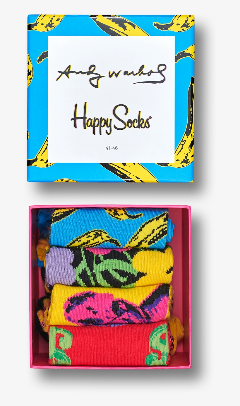Happy Socks Andy Warhol, transparent png download
