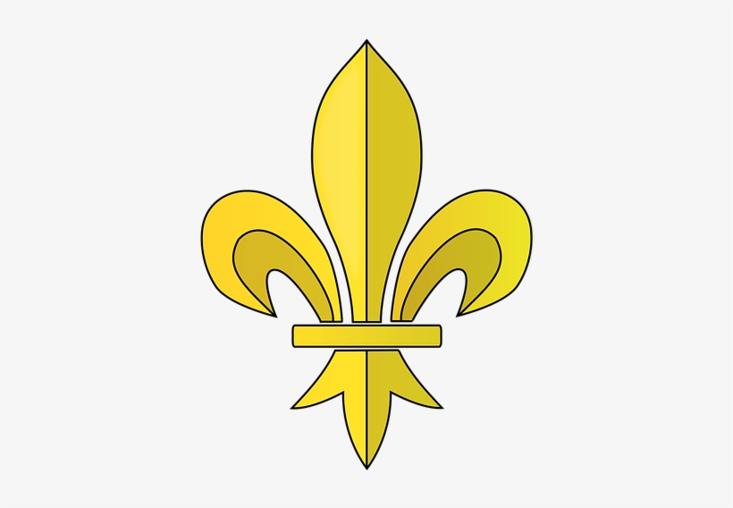 Fleur, Fleur De Lis, France, French, Roi - Flor De Lis Escoteiros Vetor, transparent png download