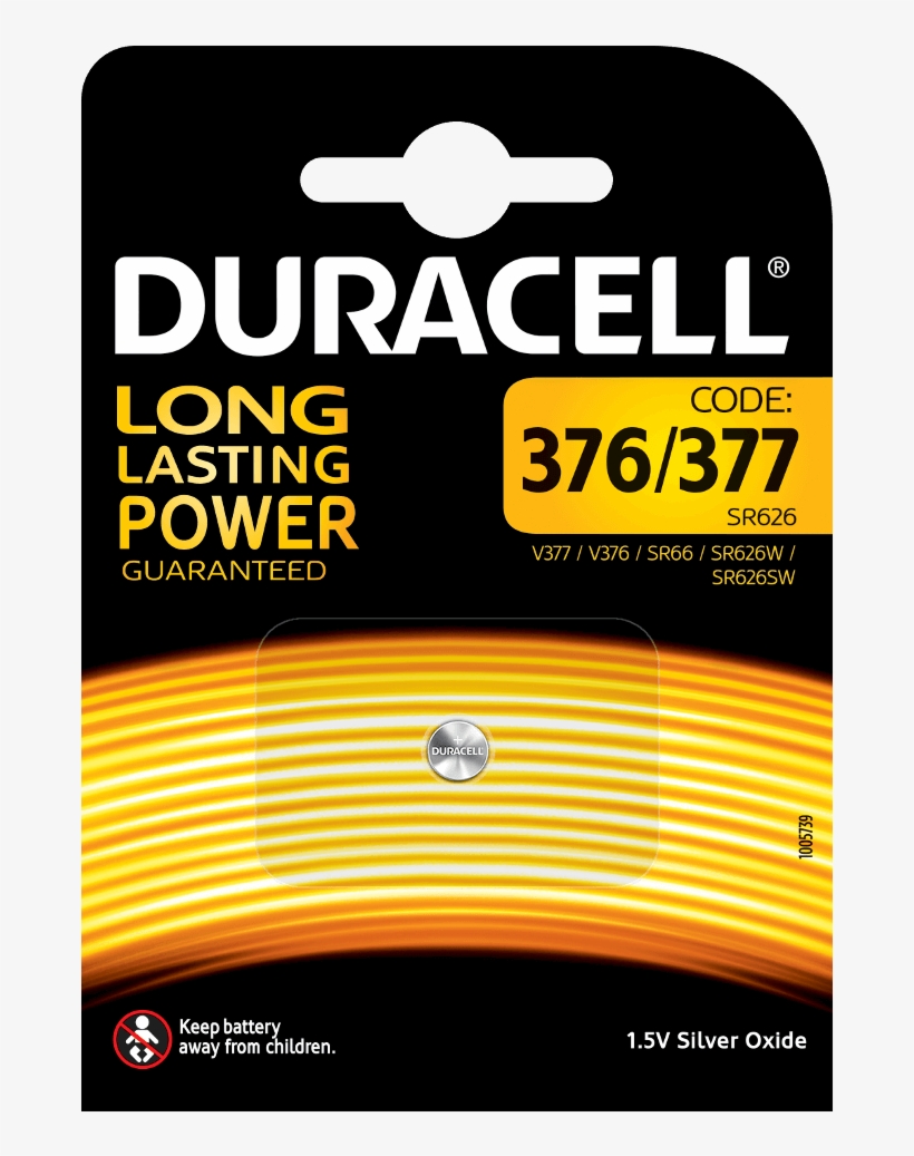 Duracell Specialty 377 Silver Oxide Batteries 1,55v - Duracell Mn21, transparent png download