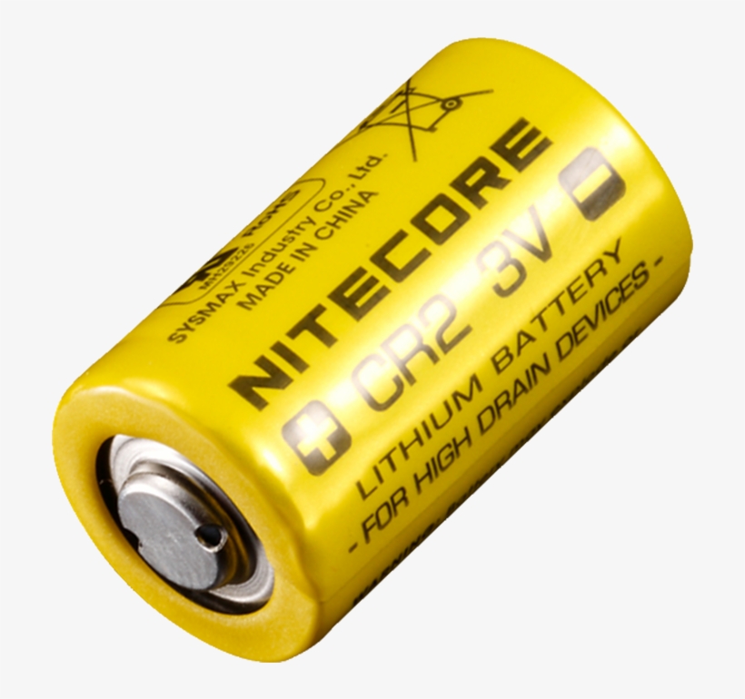 Battery Duracell Sticker - Nitecore - Rcr123 Rechargeable Battery - 650 Mah, transparent png download