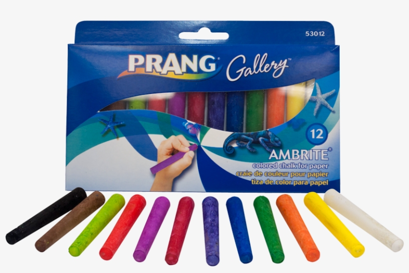 Prang® Gallery® Ambrite® Paper Chalk Assorted Colours - Chalk Drawing Prang Ambrite Asst Colors Set, transparent png download