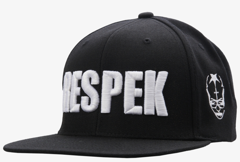 Respek Black Snapback - Baseball Cap, transparent png download