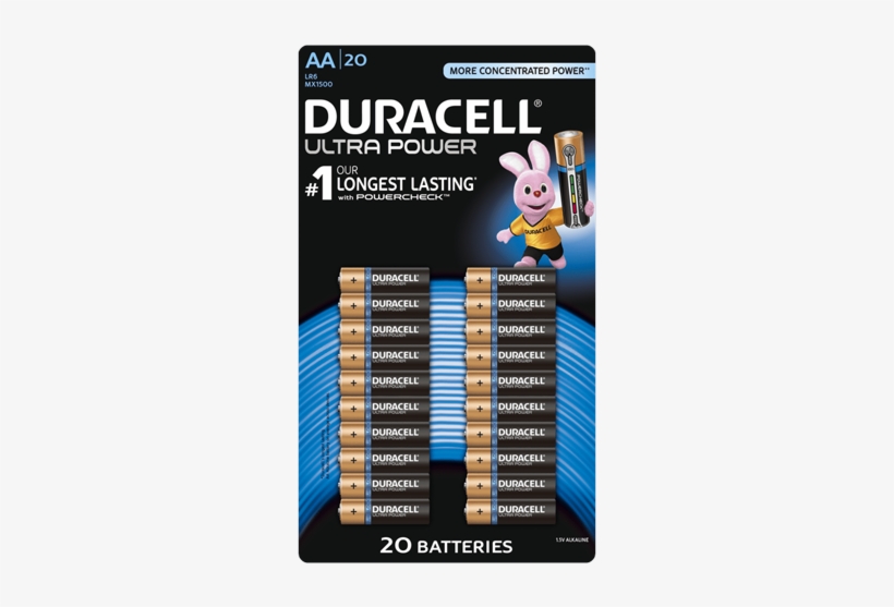 Duracell Ultra Power - Duracell Ultra Power Battery - Aa - Alkaline, transparent png download