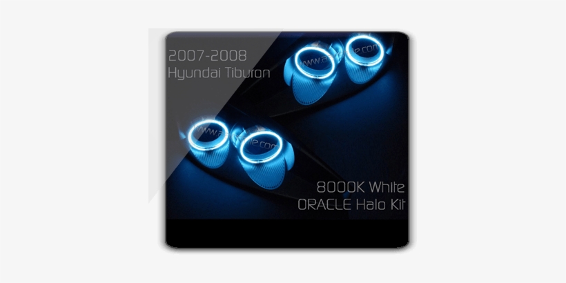 2007-08 Hyundai Tiburon Headlight Halo Kit - Hyundai Tiburon, transparent png download