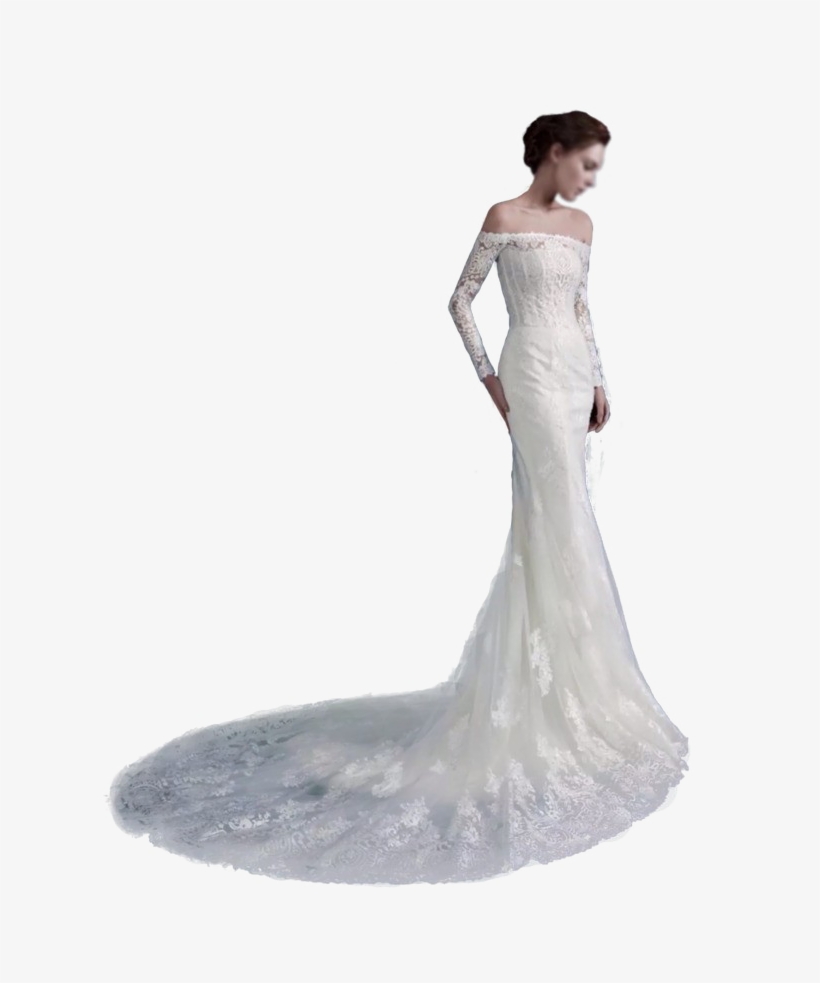 White Dress Png Transparent Image - La Femme Mariage Png, transparent png download