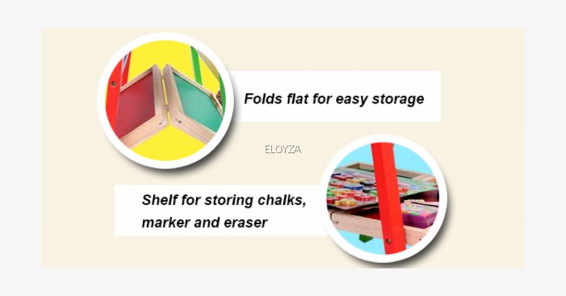 2 In 1 Blackboard And Whiteboard Free 4 Marker Pens - Whiteboard, transparent png download