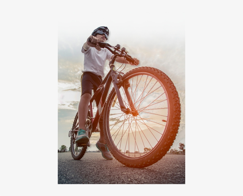 K#riding-bike - Hybrid Bicycle, transparent png download