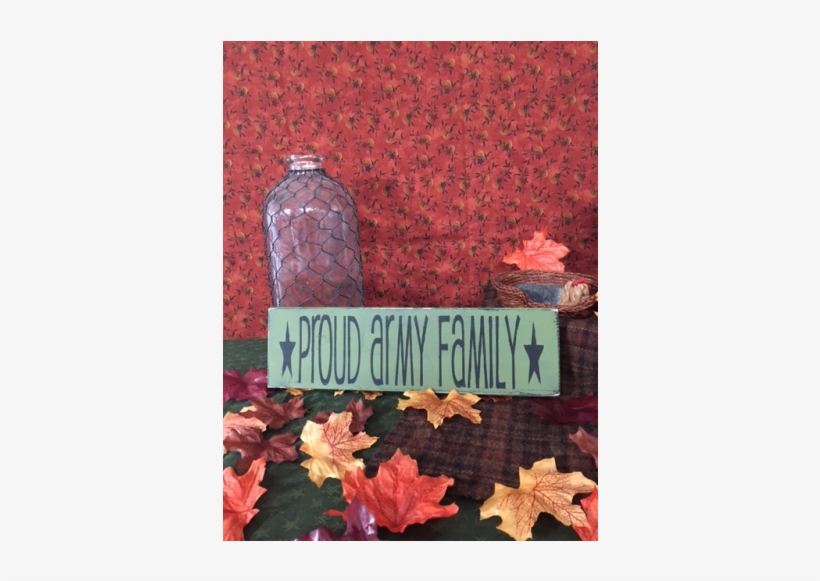 Proud Army Family Wood Sign - Christmas Ornament, transparent png download