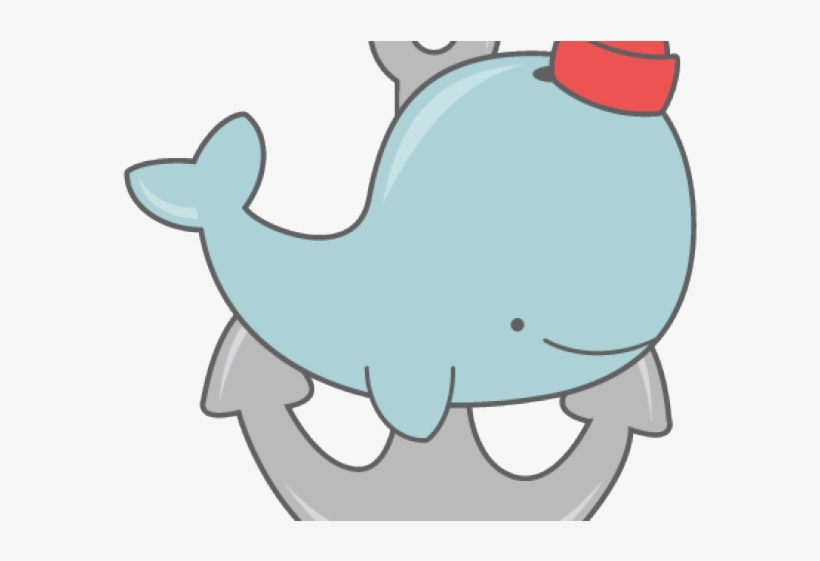 Cartoon Whale Png - Clipart Nautical Baby Whale, transparent png download