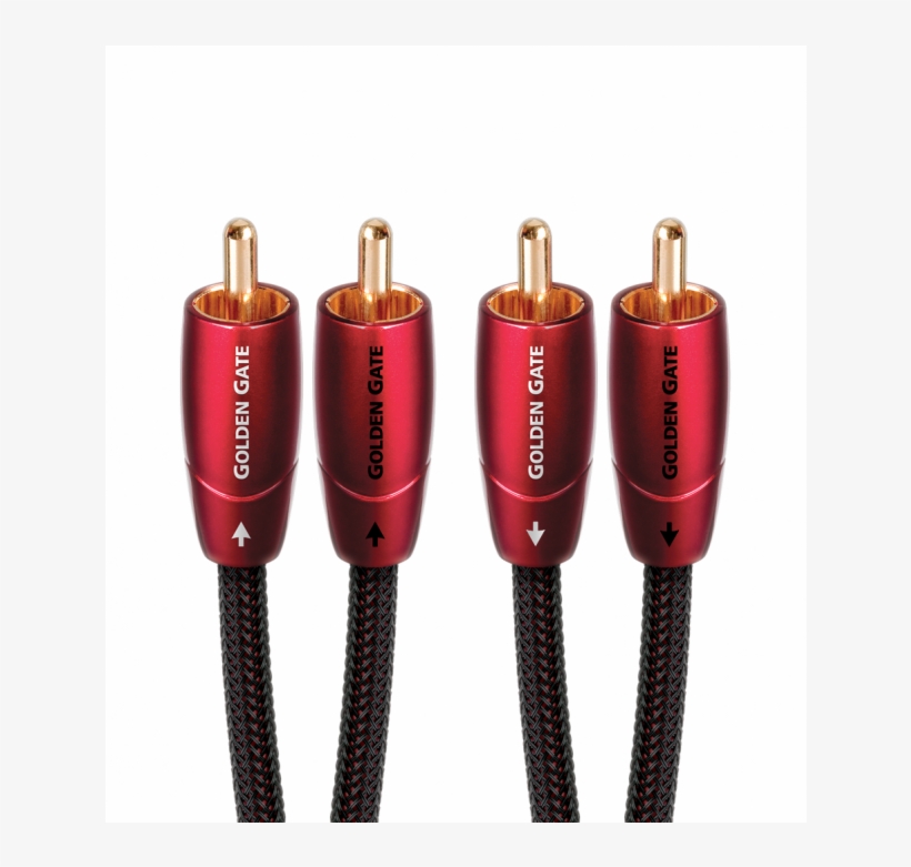 Audioquest Golden Gate Interconnects - Audioquest - Golden Gate Rca-to-rca 1.0m, transparent png download