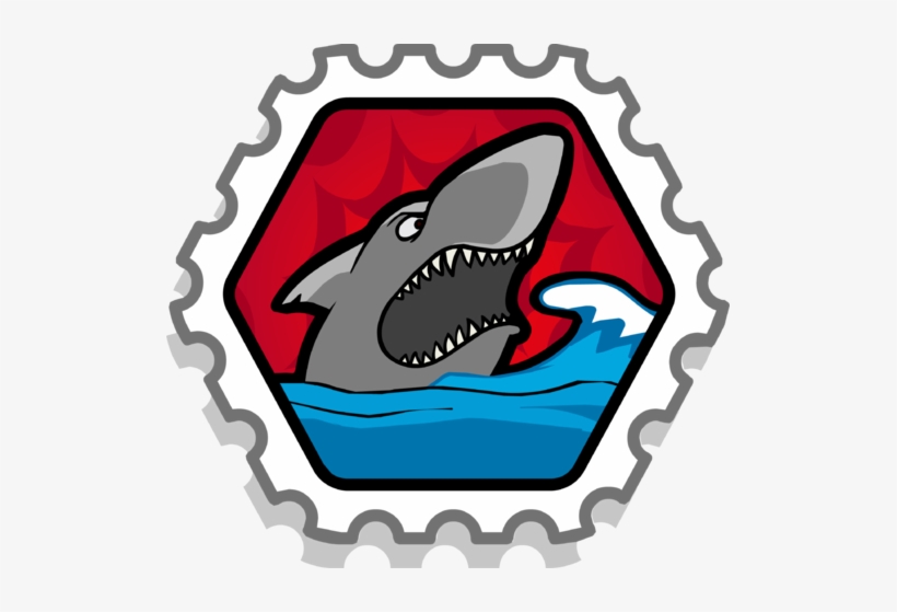 Shark Stamp - Club Penguin Epic Cannon Stamp, transparent png download