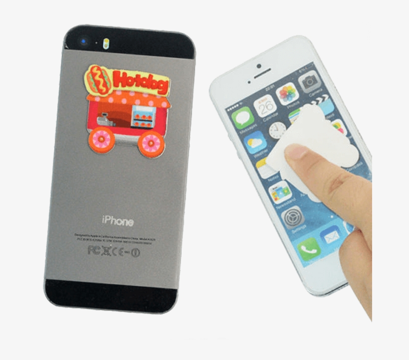 Cell Phone Screen Cleaner Sticker With Full Color Image - Screen Cleaner Cell Phone, transparent png download