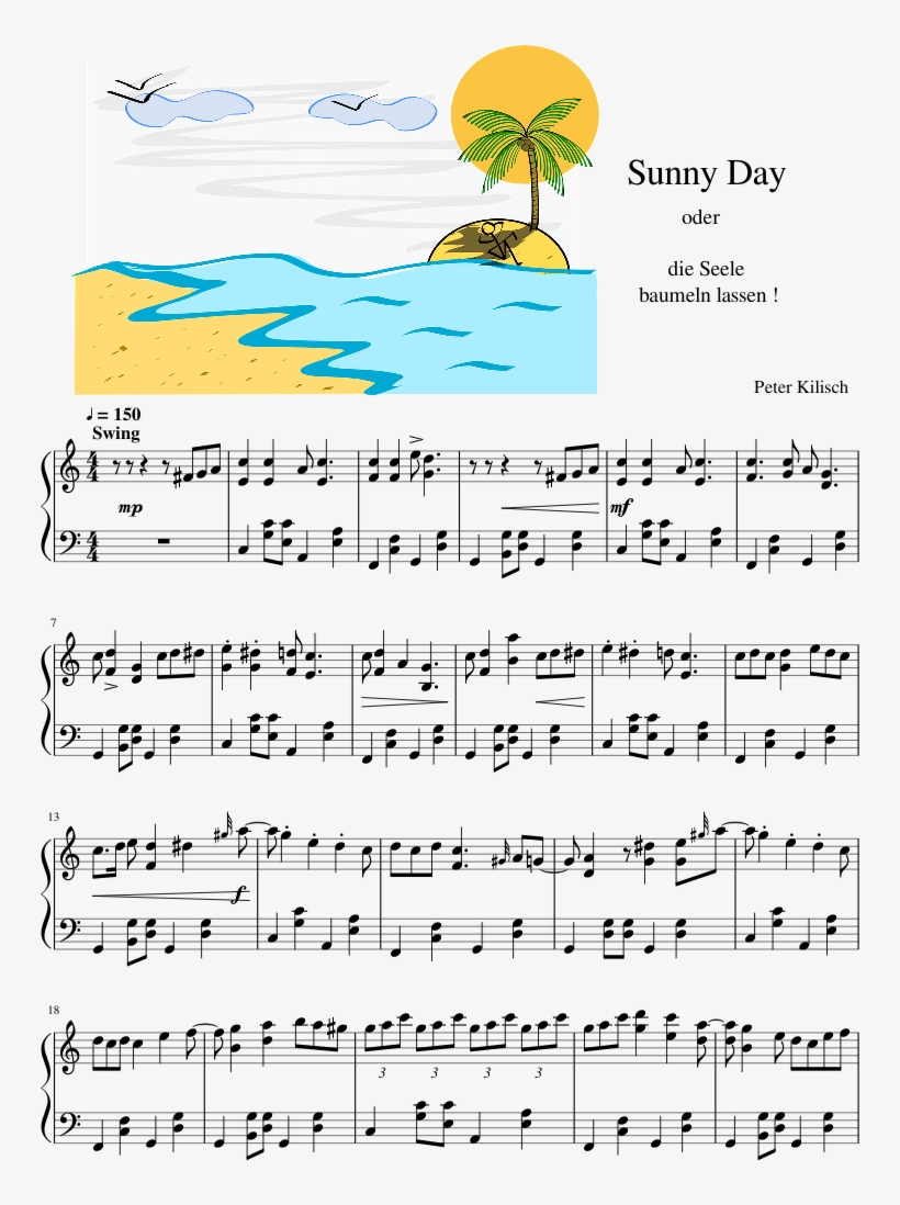 Print - Sheet Music, transparent png download