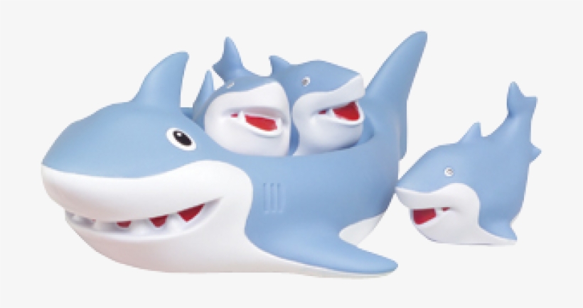 Shark Floatie Family Bathtub Toys - Shark Family, transparent png download