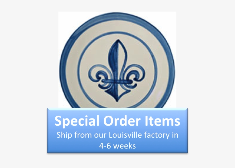 Shop For Hadley Pottery Fleur De Lis Pattern - Fleur De Lis, transparent png download
