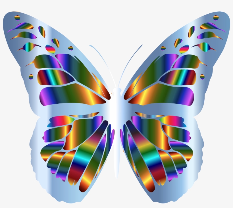 This Free Icons Png Design Of Iridescent Monarch Butterfly, transparent png download
