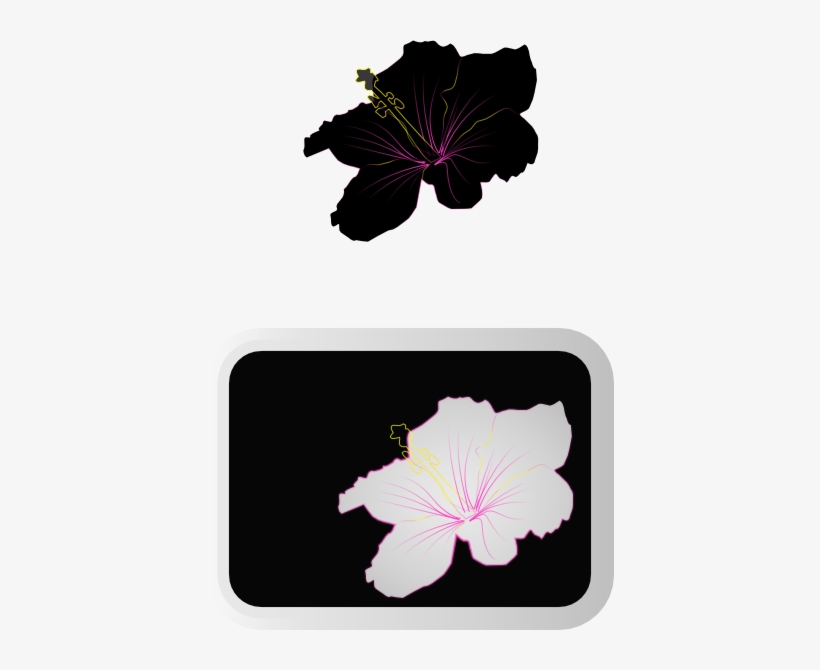 Hibiscus Clip Art Free Vector 4vector - Hibiscus Clip Art, transparent png download