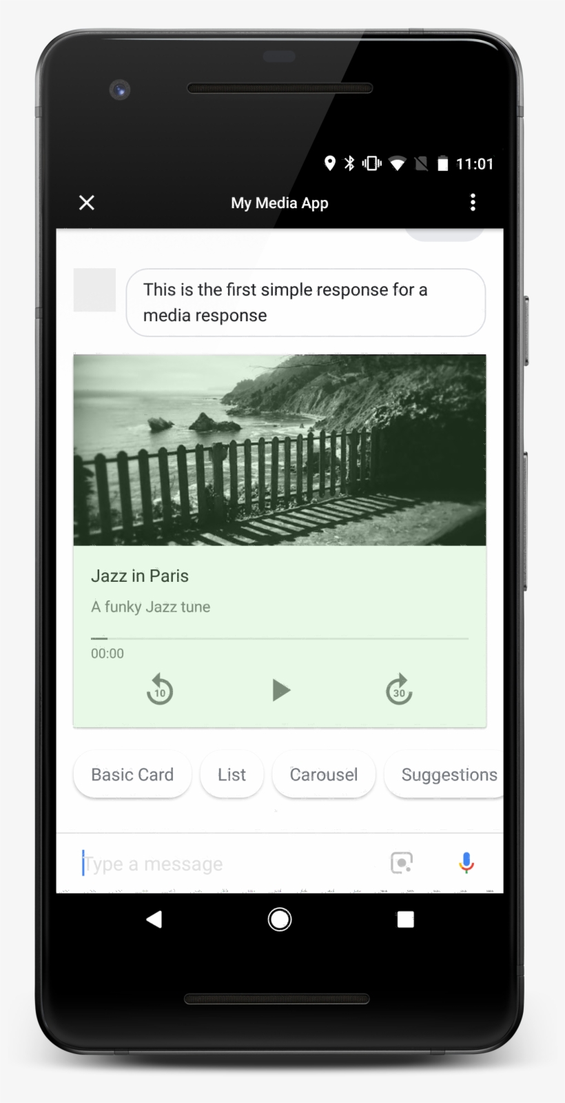 Media Responses - Google Assistant Card Response, transparent png download