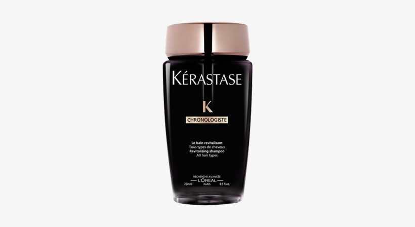 Kérastase Products By L'oréal - Kerastase Shampoo Black Bottle, transparent png download