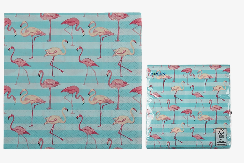 Servietten Flamingo Türkis - 20 Stück, transparent png download