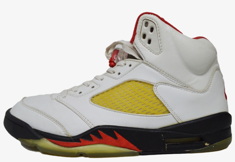 Air Jordan 5 "fire Red" - Nike Air Jordan V, transparent png download