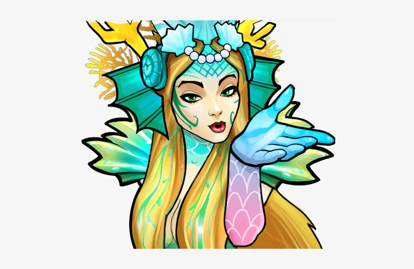 Mermaid Enchantress Icon - Icon, transparent png download