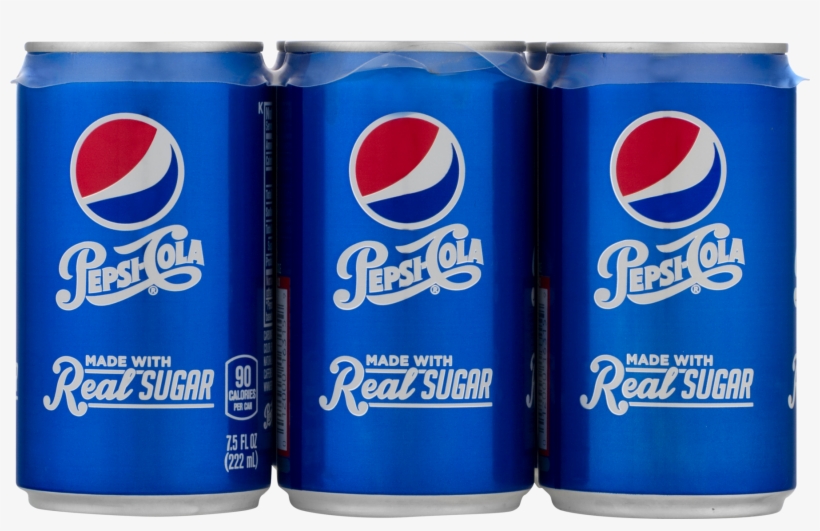 Pepsi Cola - 6 Pack, 7.5 Fl Oz Cans, transparent png download