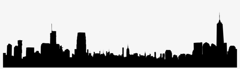 Silhouette Black Metropolitan Area Stichting Metropolis - New York City, transparent png download