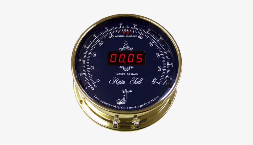 For More Ideas On Redesigning Your Yard With Outdoor - Downeaster Blue Dial Rain Fall Instrument, transparent png download