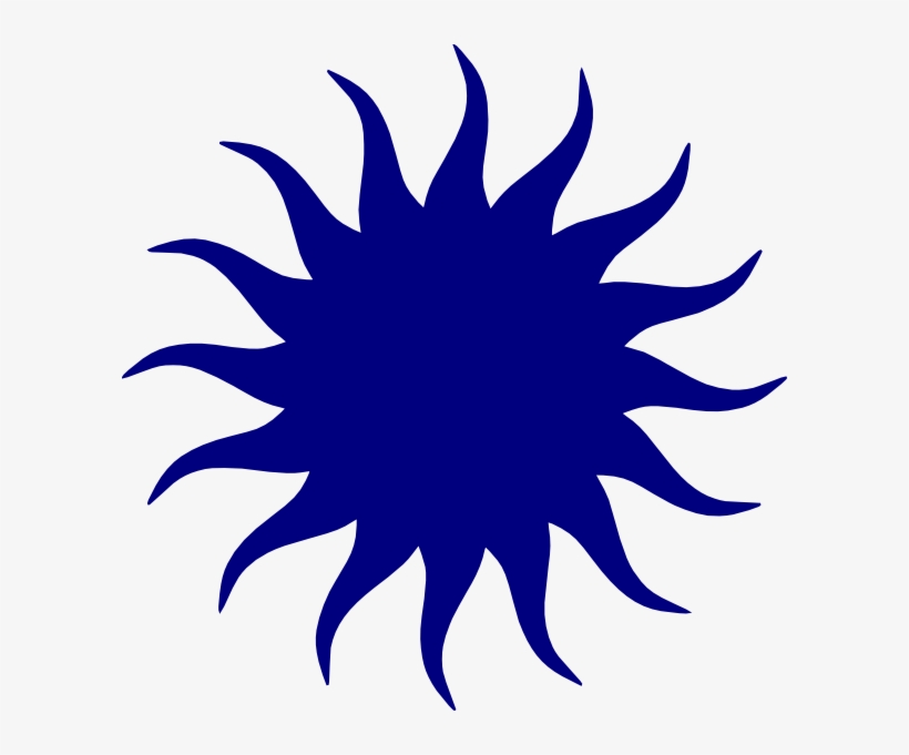 How To Set Use Navy Blue Sun Svg Vector, transparent png download