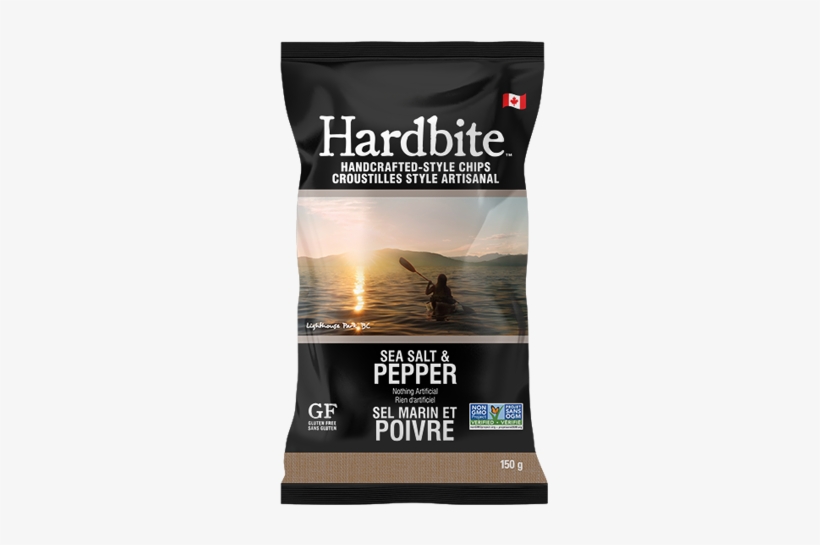 Sea Salt & Pepper - Hardbite Handcrafted Sweet Onion Chips, transparent png download