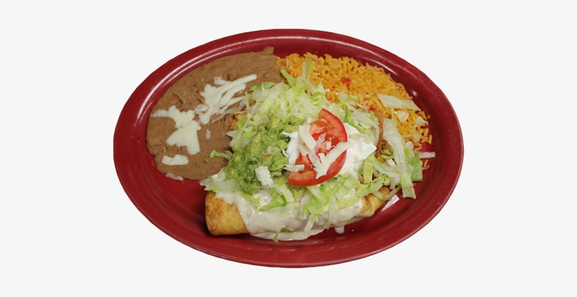 Chimichanga Food - Chimichanga Rice And Beans, transparent png download