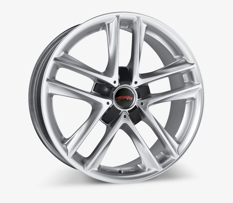 V12 D668 Hypersilver Wheels & Rims - Wheel, transparent png download