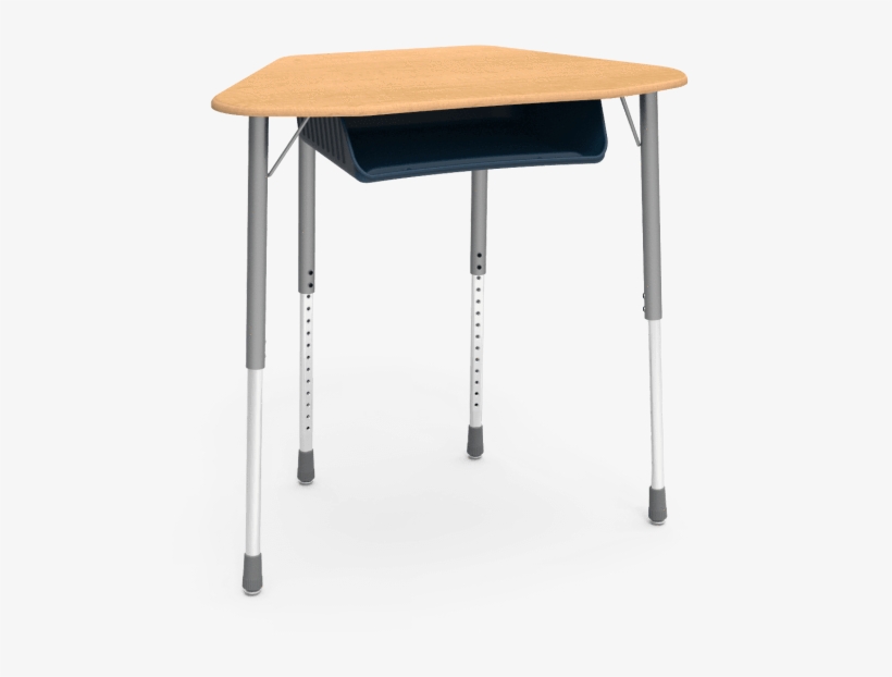 Zuma Series Student Desk, 21" X 33" Hard Plastic Top-student - Book, transparent png download