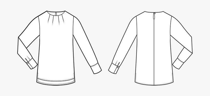 Sew Over It Clara Blouse Sewing Pattern - Sewing, transparent png download