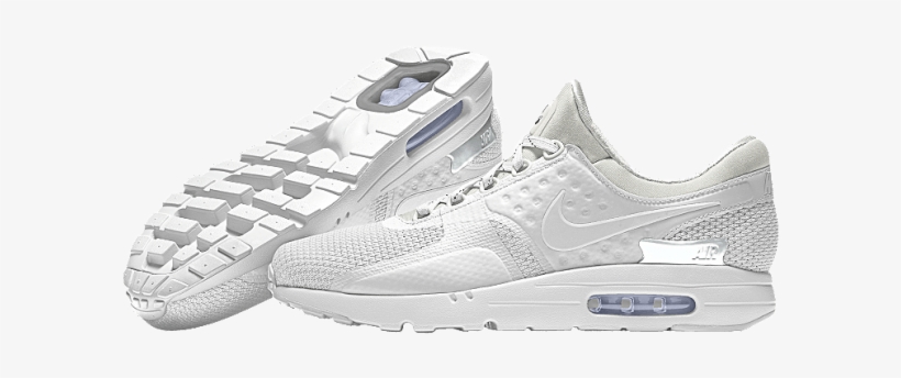 All White Nike Air Max Zero, transparent png download
