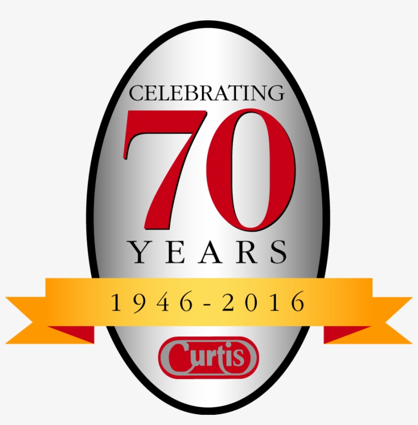 Curtis 70th Logo - Celebrating 70 Years Png, transparent png download