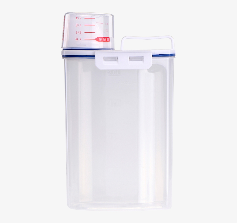 Vozvo <strong>plastic</strong> Rice Storage Bin Cereal - Plastic, transparent png download