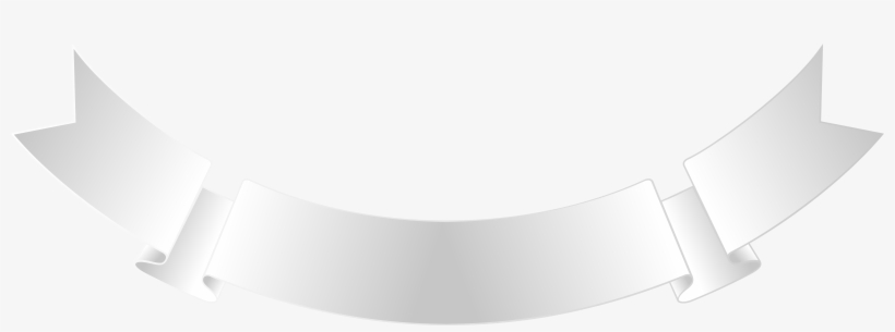 White Banner Clip Art Png Image - Clip Art, transparent png download