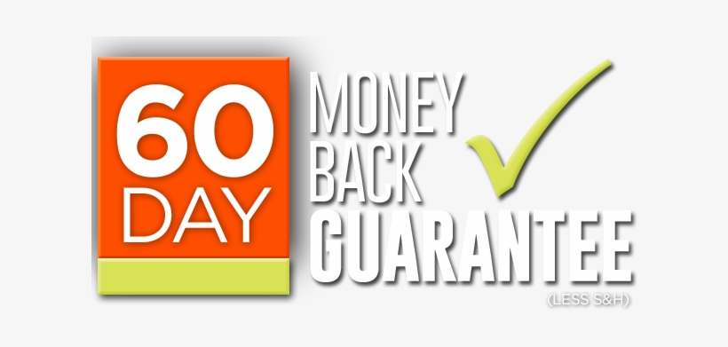 Is Giving You A Full 60 Day Money Back Guarantee - Money Back Guarantee, transparent png download
