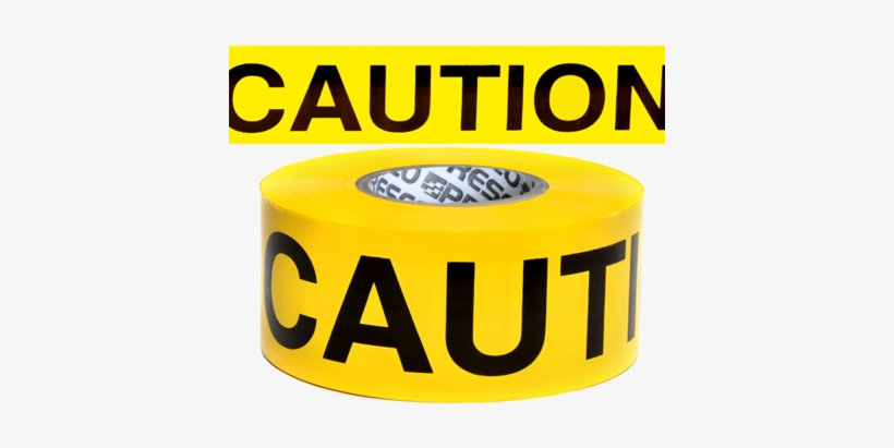 Caution Tape - Presco Products Co B3104y16-188 Barricade Tape,yellow/black,1000ft, transparent png download
