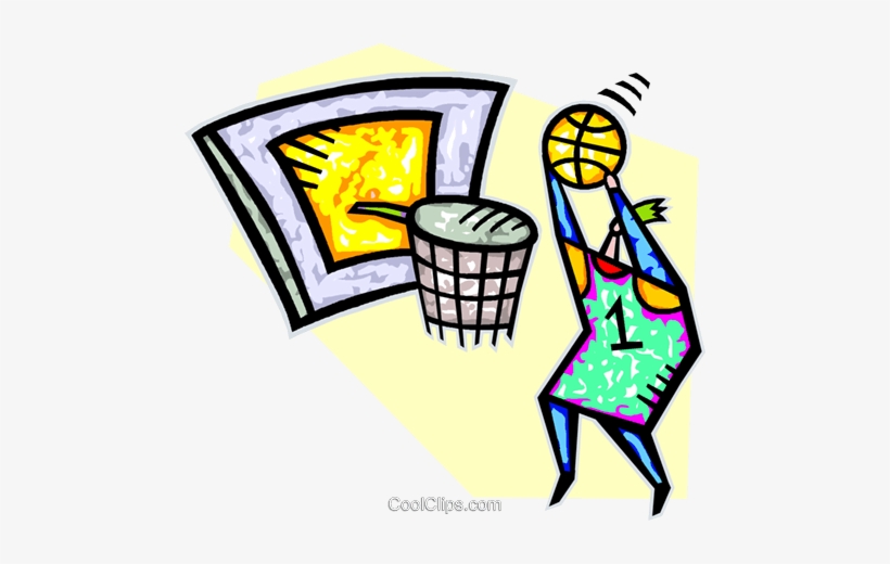 Basketball Player Slam Dunking A Ball Royalty Free - Atlanta, transparent png download