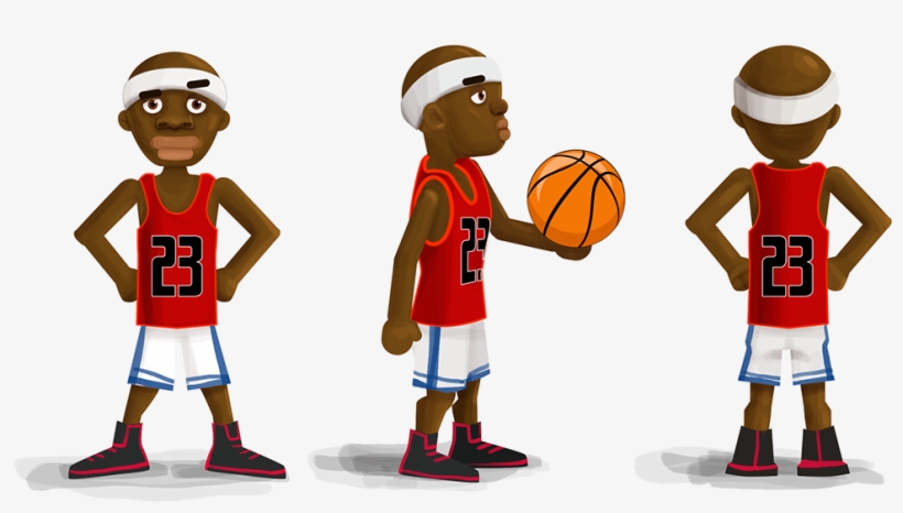 Character Design For Stickman Slam Dunk Game - Game, transparent png download