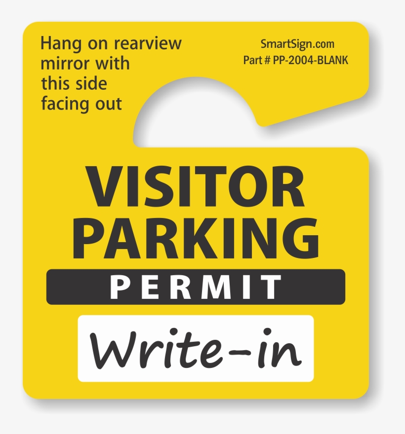 Zoom, Price, Buy - Visitor Parking Permit, transparent png download