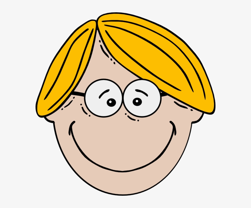 Little Boy With Black And Blonde Hair Clipart - Blond Boy Clipart, transparent png download